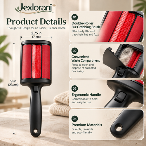 Jexlorani® Reusable Hair & Lint Remover