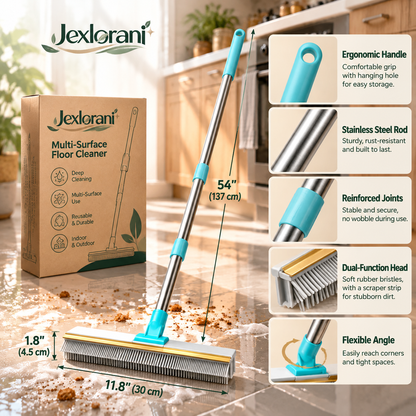 Jexlorani® Dual-Surface Carpet & Floor Cleaning Rake