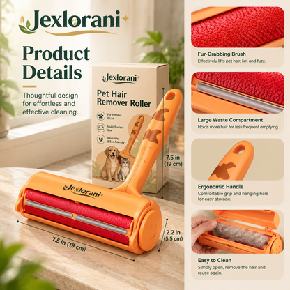 Jexlorani® Reusable Fabric Lint Cleaning Roller