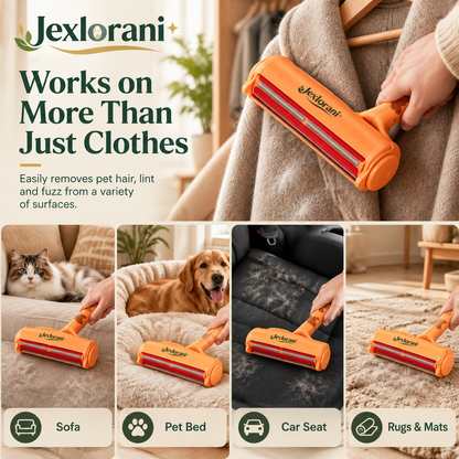 Jexlorani® Reusable Fabric Lint Cleaning Roller