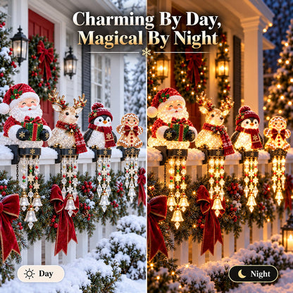 Jexlorani® Christmas Porch Railing Lights