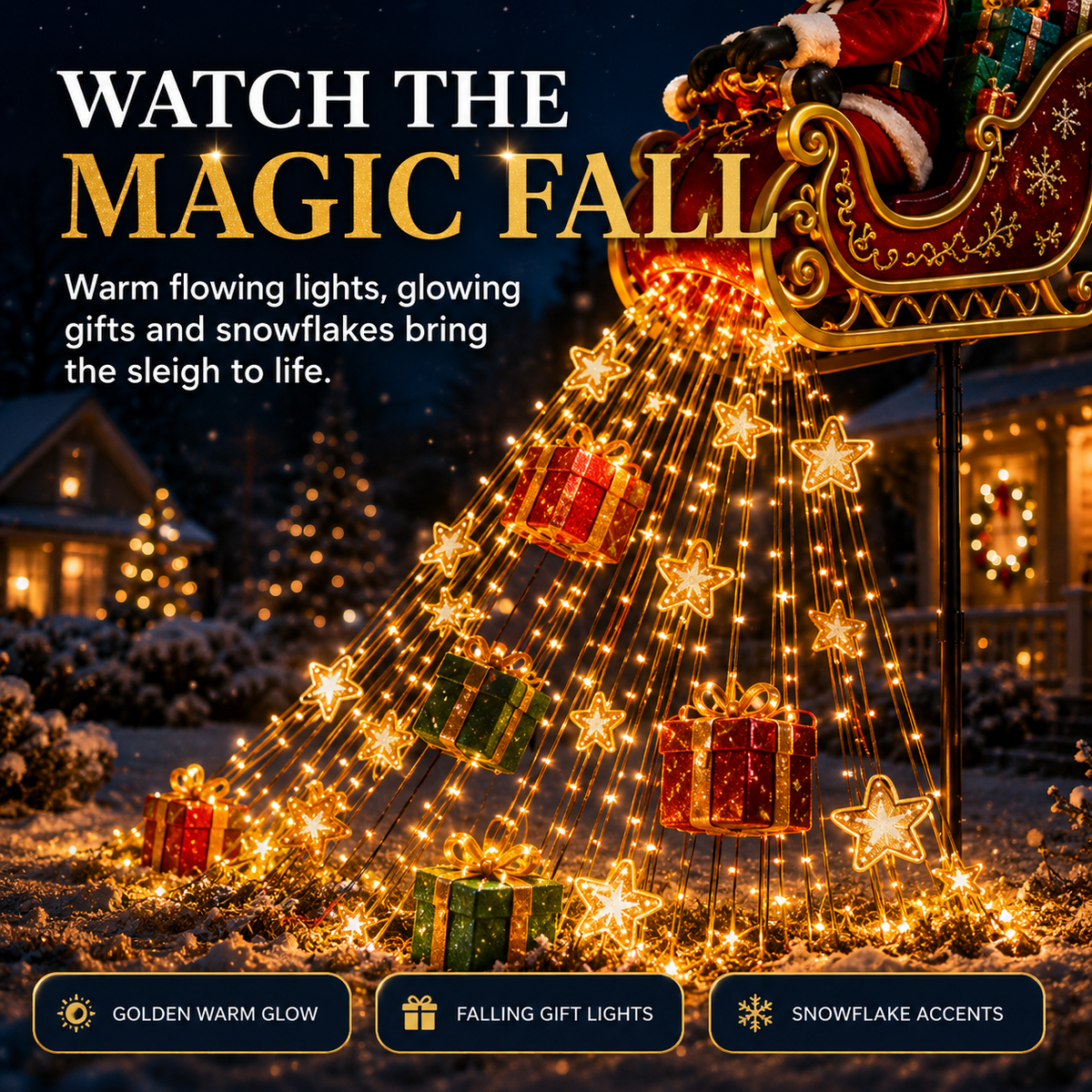 ✅ Jexlorani® Solar Christmas Garden Light