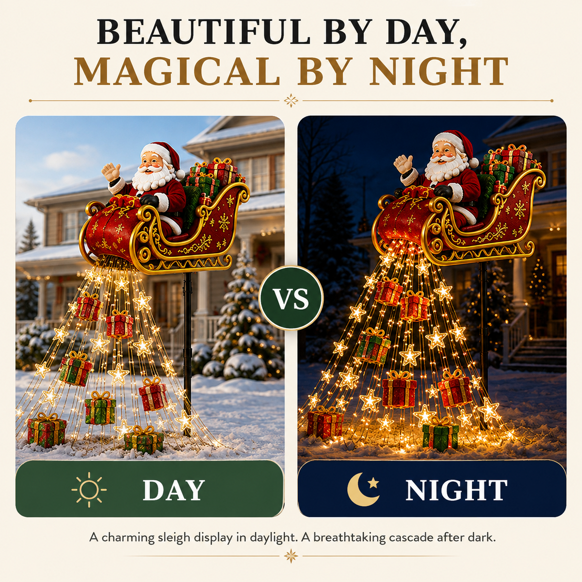✅ Jexlorani® Solar Christmas Garden Light