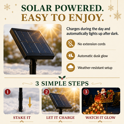 ✅ Jexlorani® Solar Christmas Garden Light