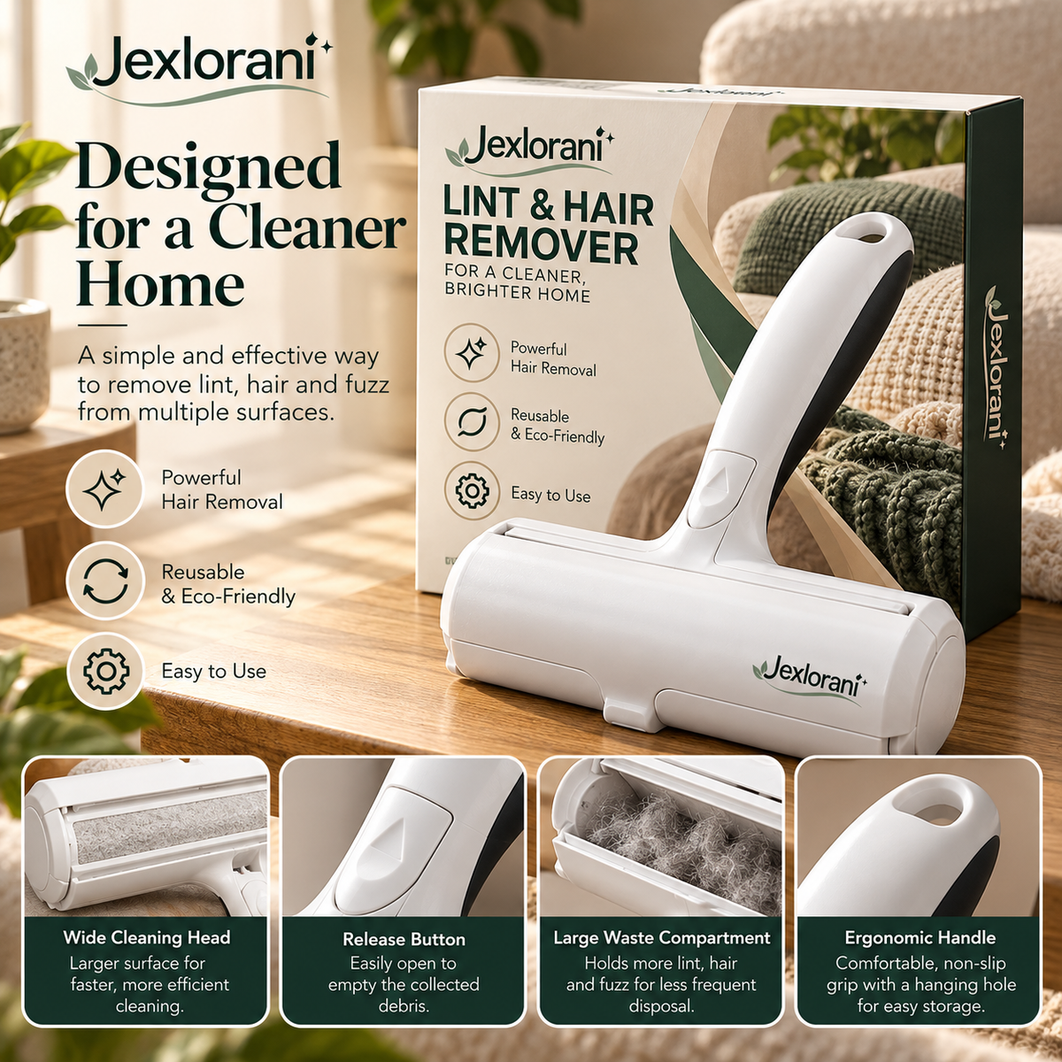 Jexlorani® Manual Fabric Cleaning Roller