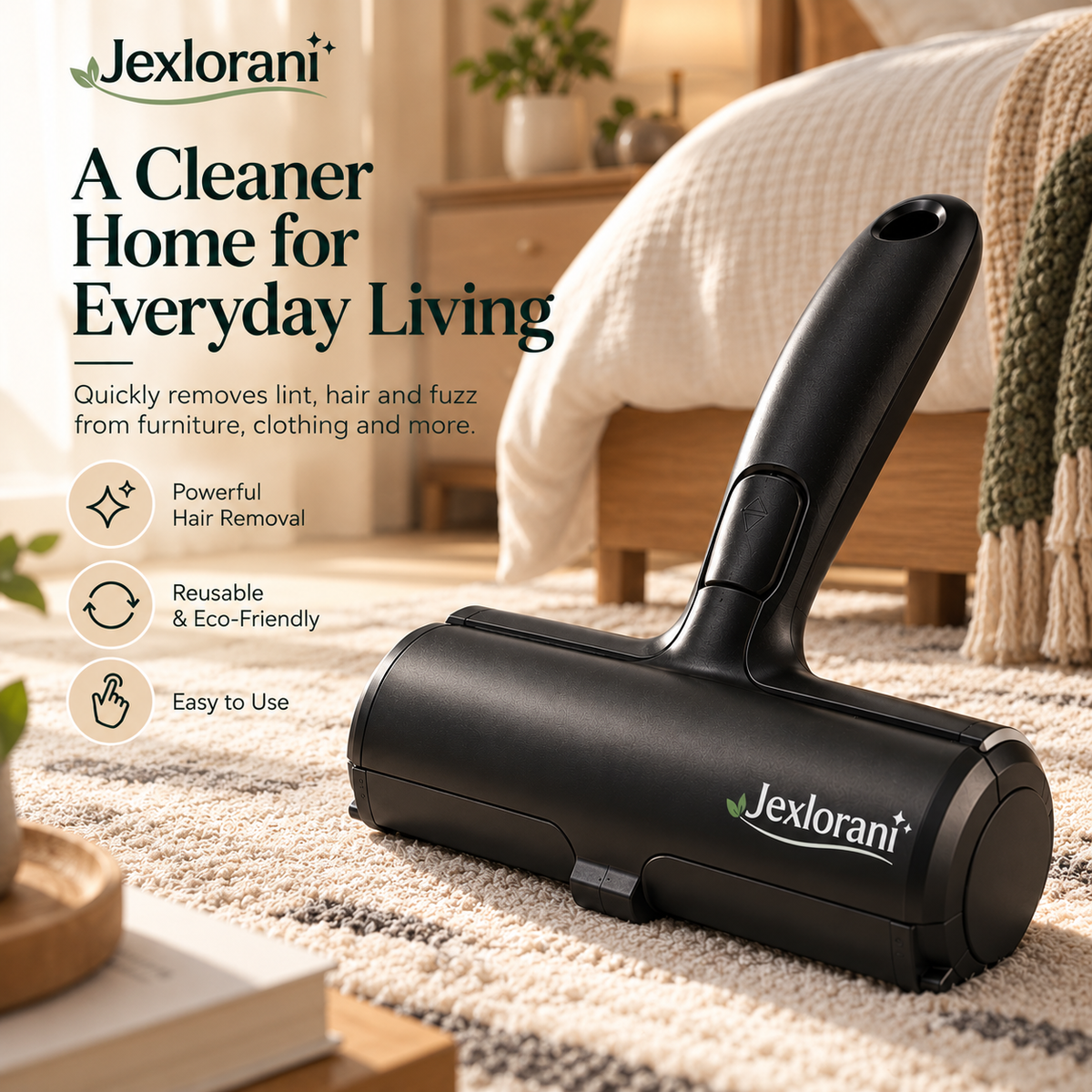 Jexlorani® Black Multi-Surface Hair Remover