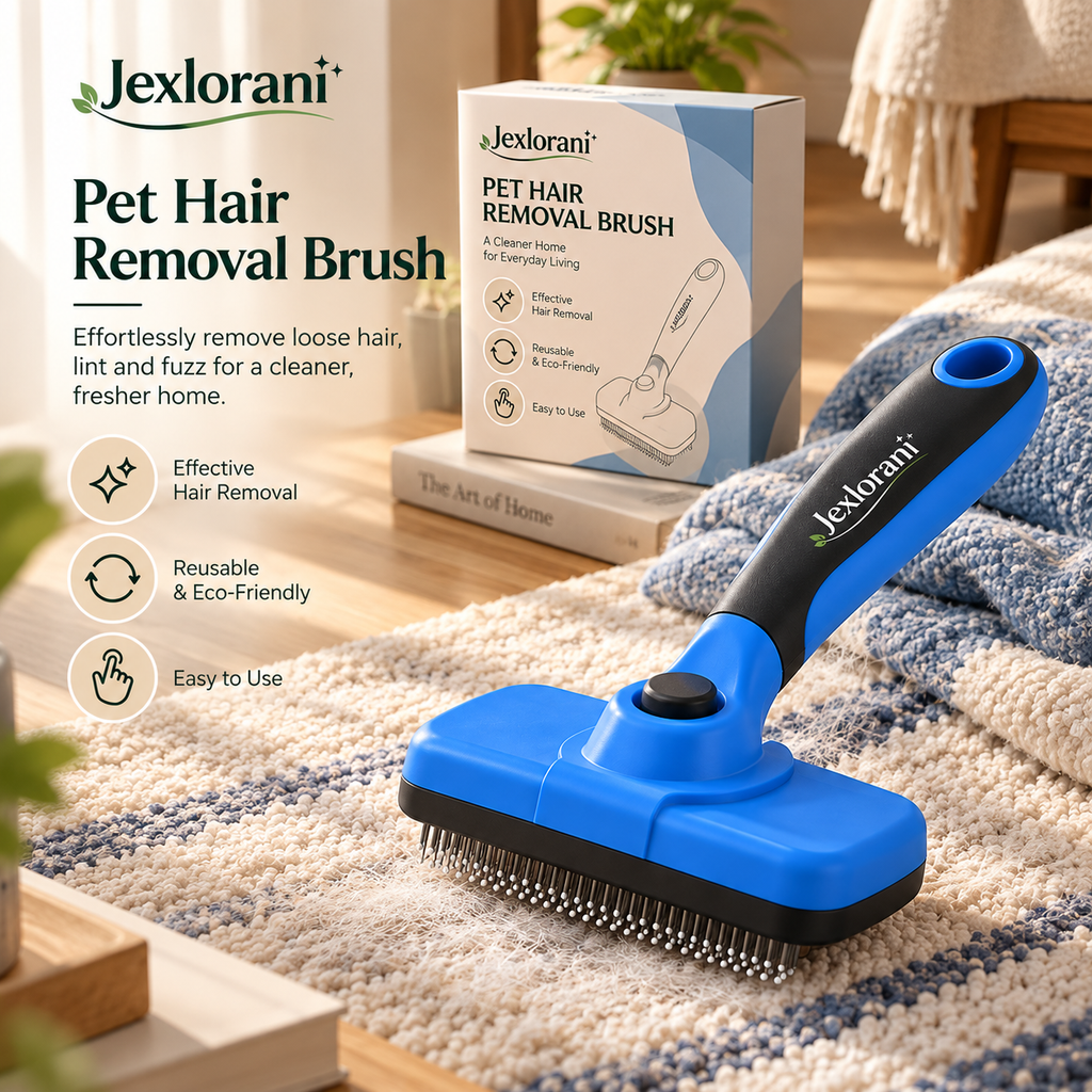 Jexlorani® Self-Cleaning Hair Removal Brush