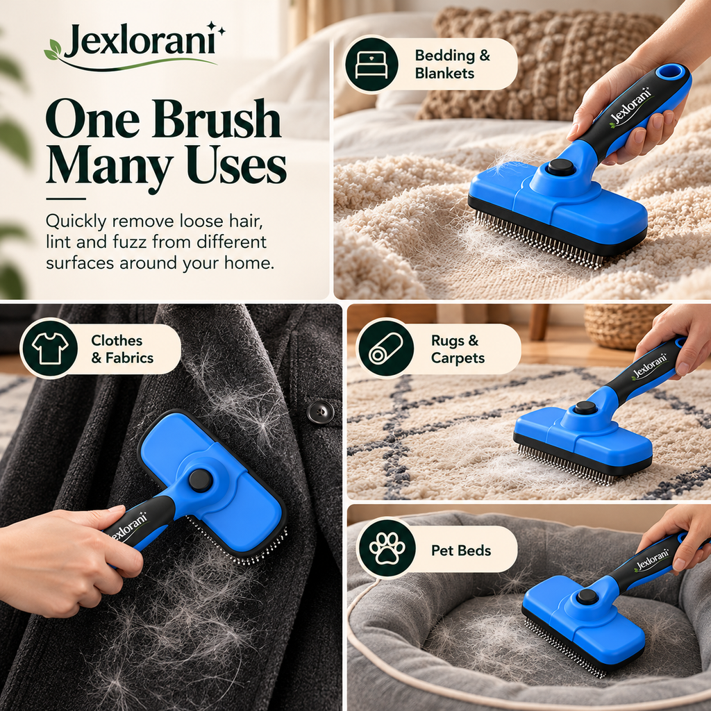 Jexlorani® Self-Cleaning Hair Removal Brush