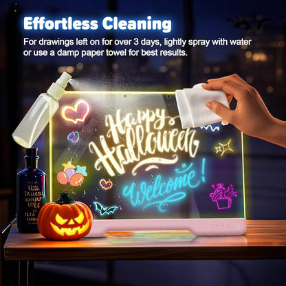 ✅ Jexlorani® Neon Glow Drawing Board