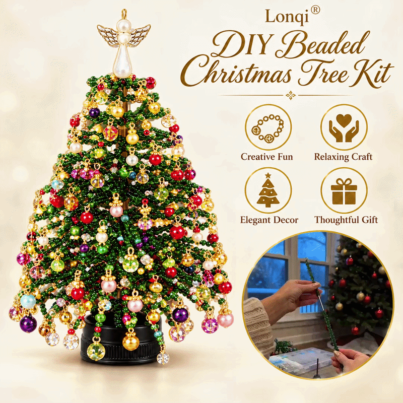 Jexlorani® DIY Beaded Christmas Tree Kit