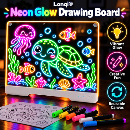 Jexlorani® Neon Glow Drawing Board 🎄🎁