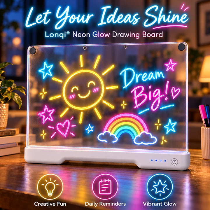 Jexlorani® Neon Glow Drawing Board 🎄🎁