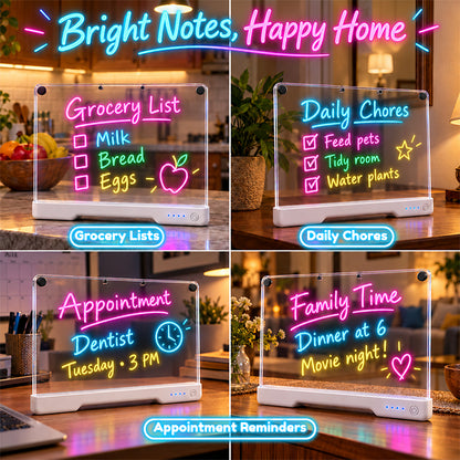 Jexlorani® Neon Glow Drawing Board 🎄🎁