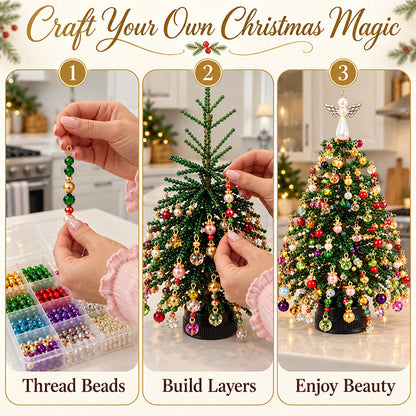 Jexlorani® DIY Beaded Christmas Tree Kit