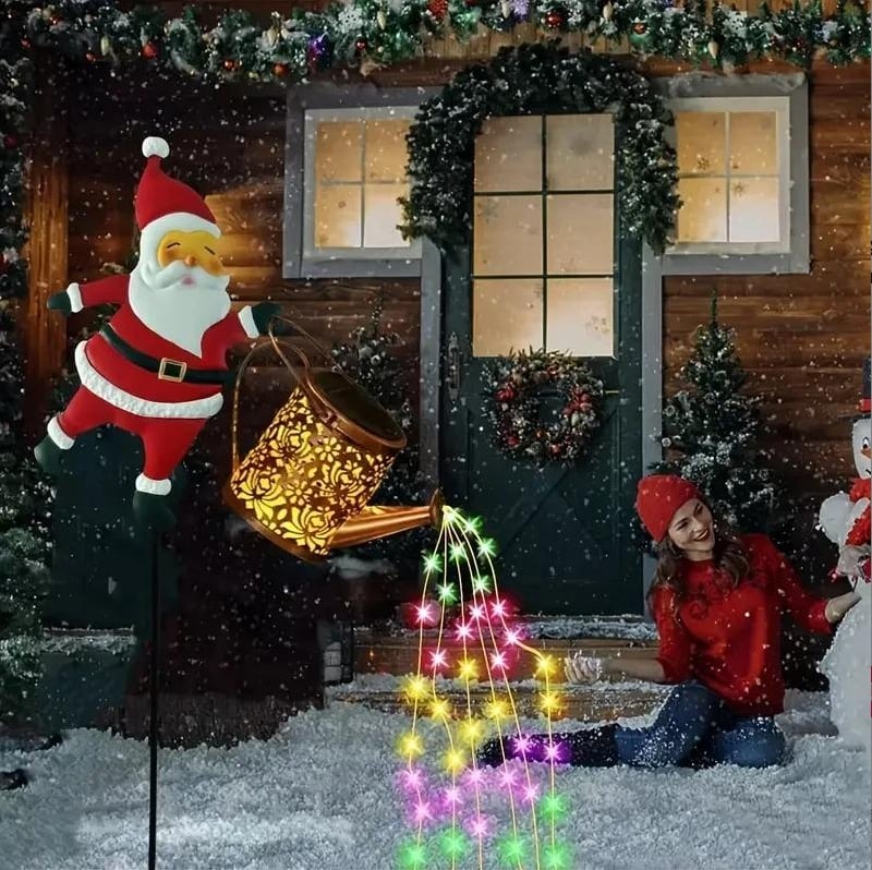 Jexlorani® Christmas Solar Kettle Light