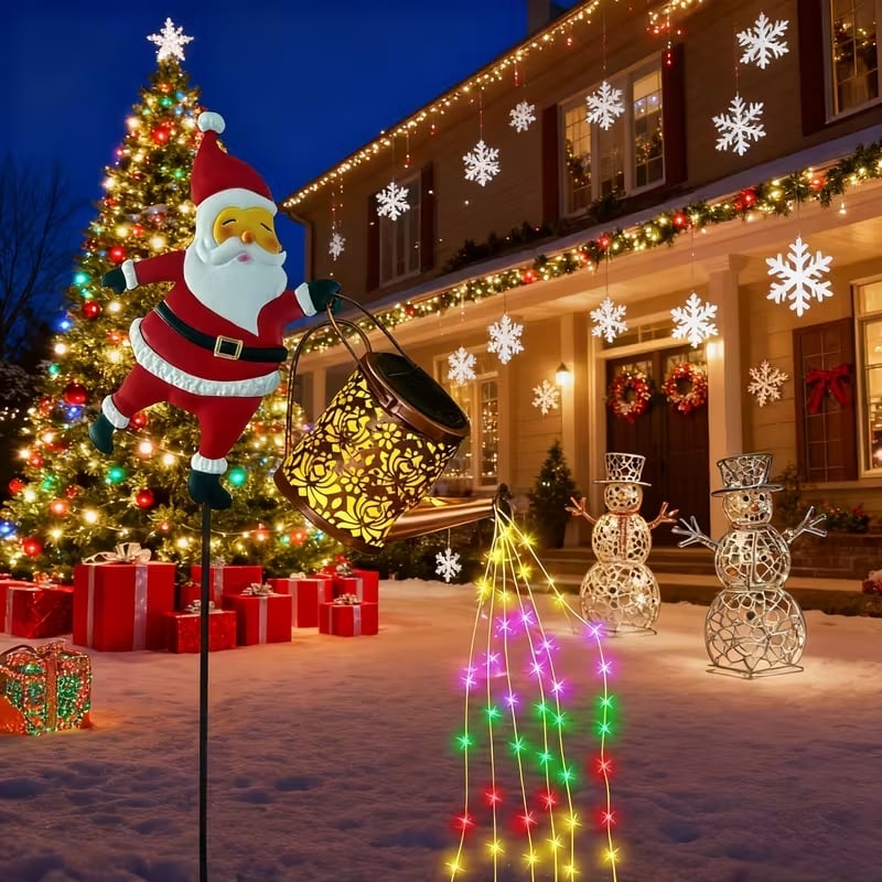 Jexlorani® Christmas Solar Kettle Light