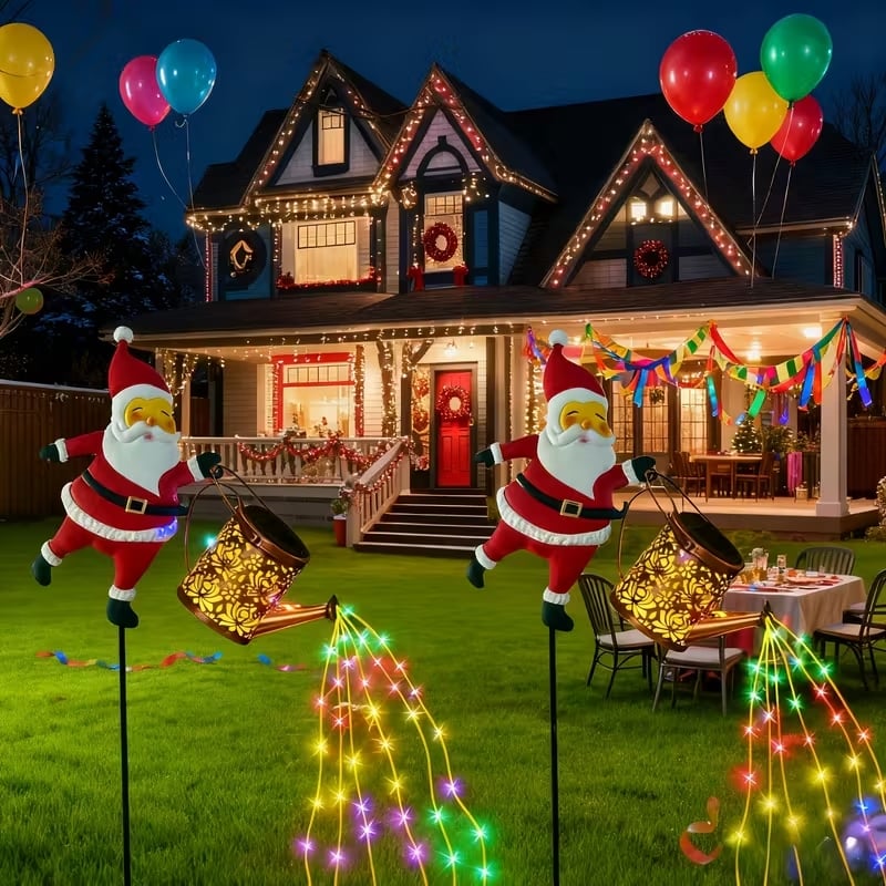 Jexlorani® Christmas Solar Kettle Light