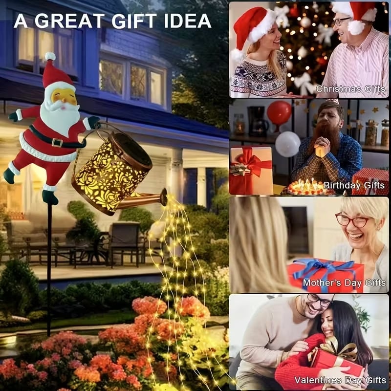 Jexlorani® Christmas Solar Kettle Light