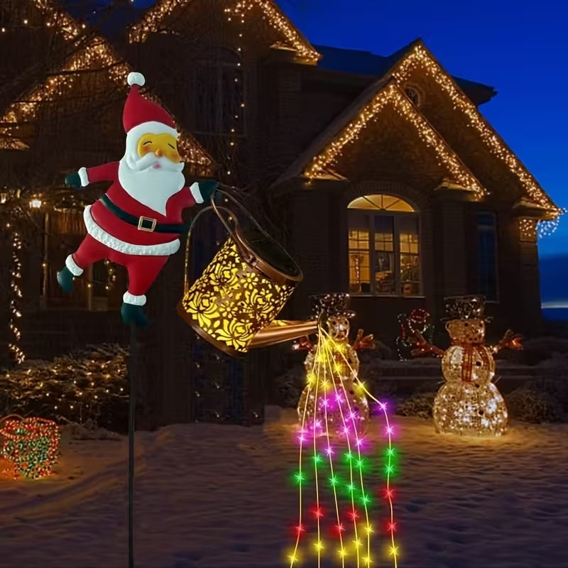 Jexlorani® Christmas Solar Kettle Light