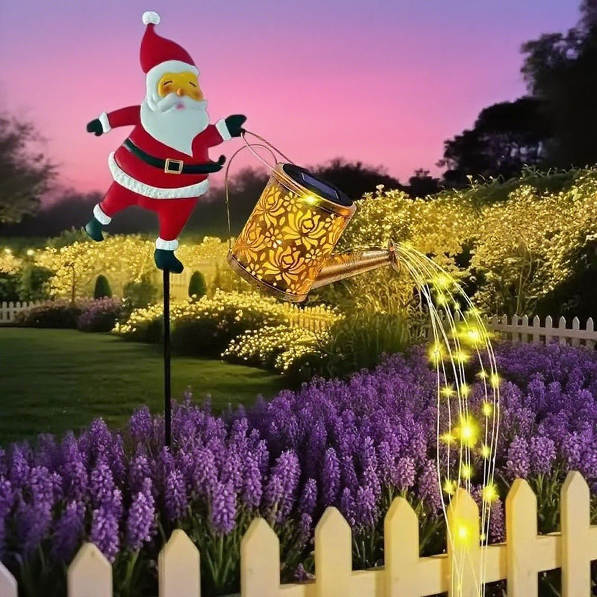 Jexlorani® Christmas Solar Kettle Light