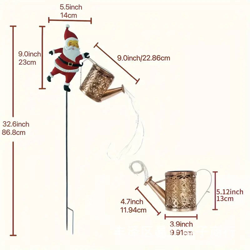 Jexlorani® Christmas Solar Kettle Light