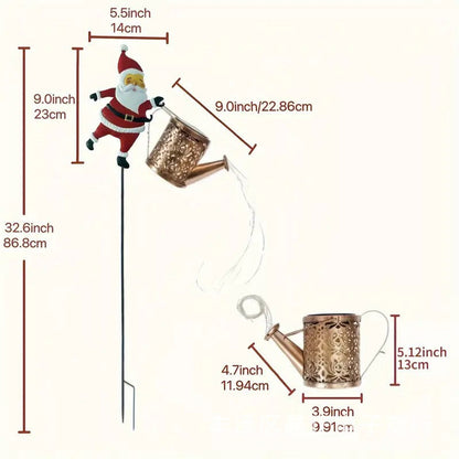 Jexlorani® Christmas Solar Kettle Light