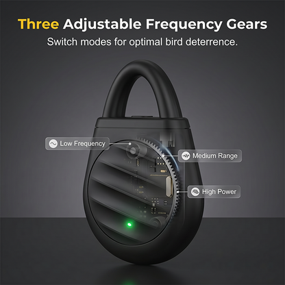 Jexlorani® Portable Ultrasonic Bird Repellent Keychain