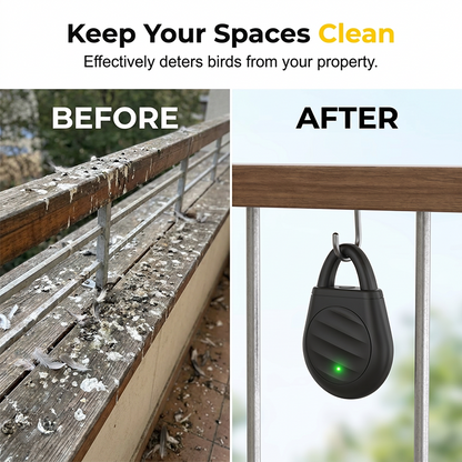 ✅ Jexlorani® Portable Ultrasonic Bird Repellent Keychain
